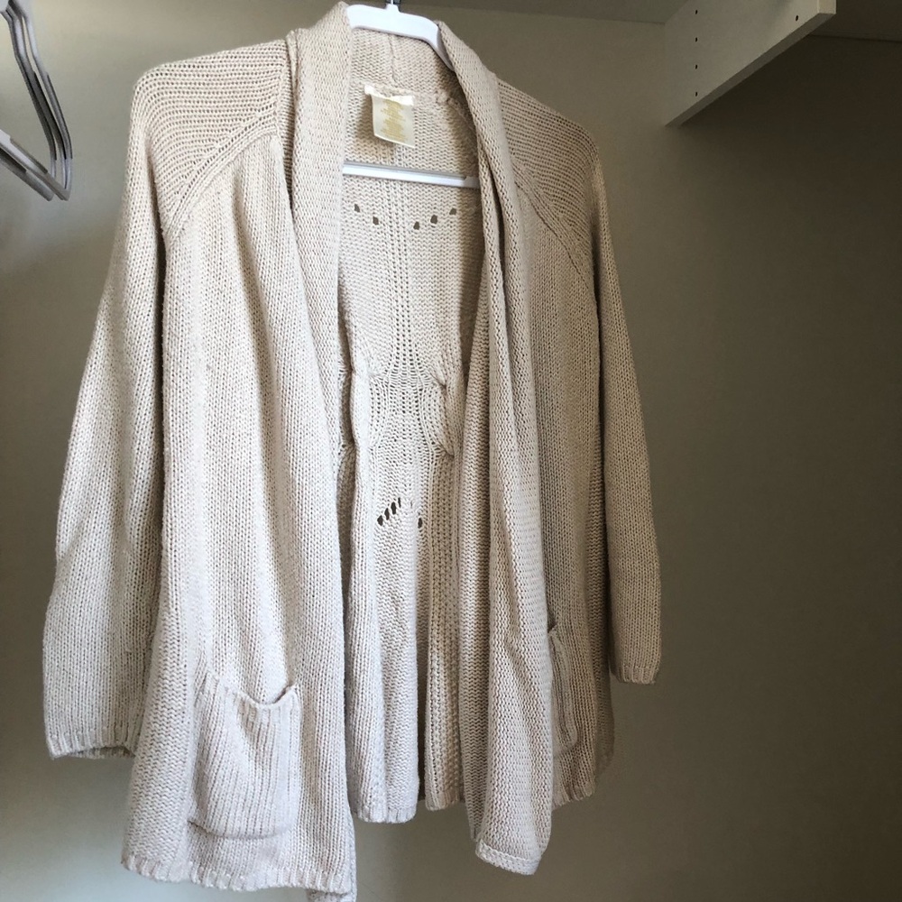 matty m beige cardigan